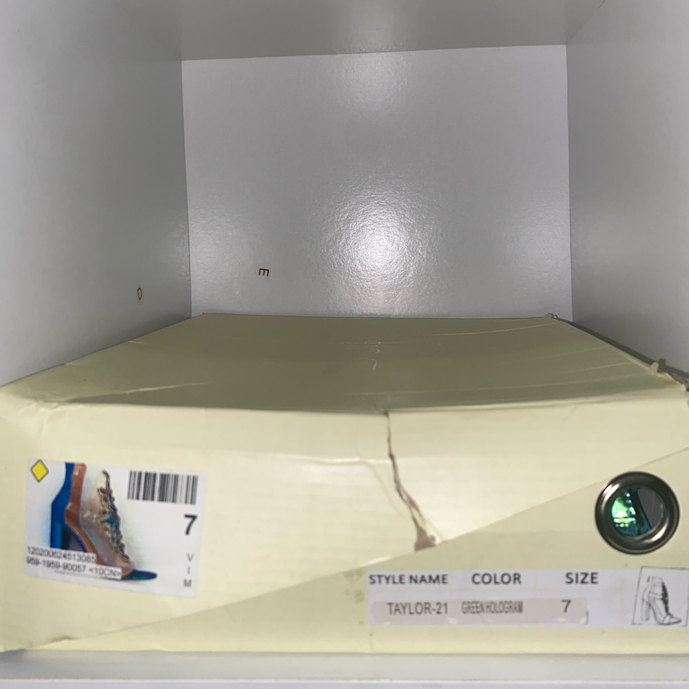 Color Is Green Hologram. Wore Only Once!!